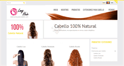 Desktop Screenshot of extensionesparacabello.com